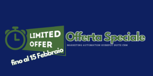 Offerta Speciale scade il 15 Febbraio